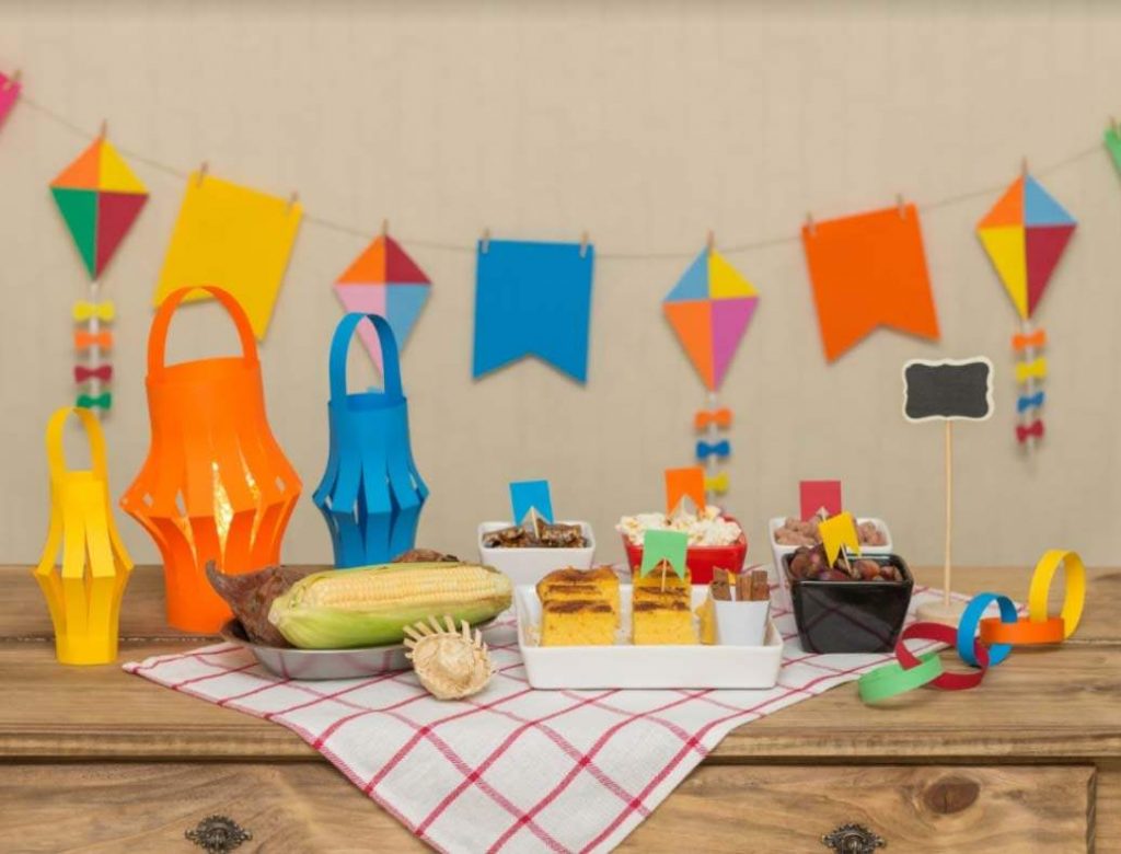 decoração junina rústica