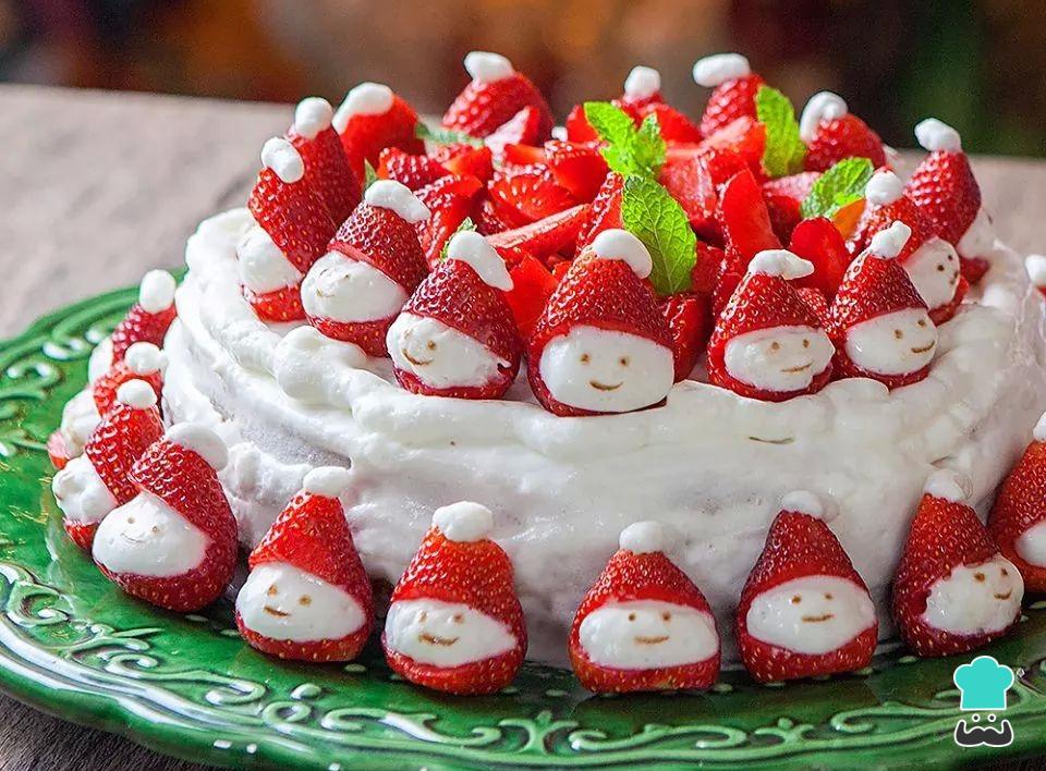 decoração bolo natal simples