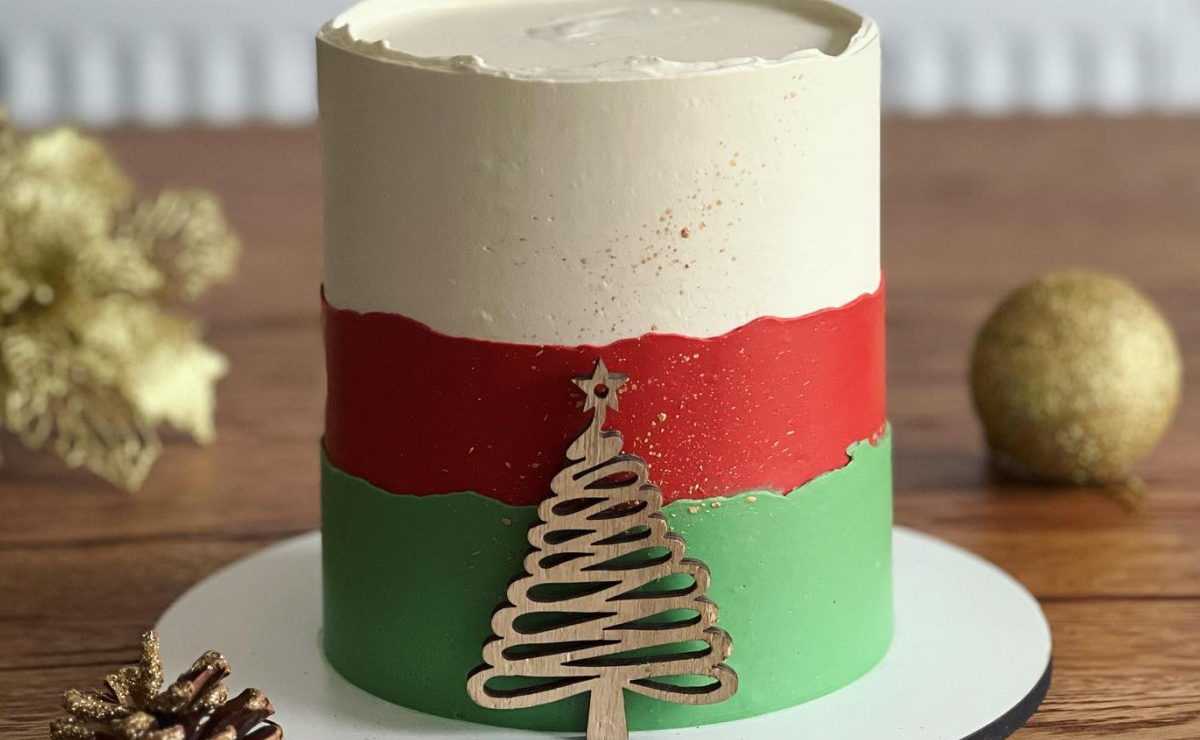receita bolo de natal decorado
