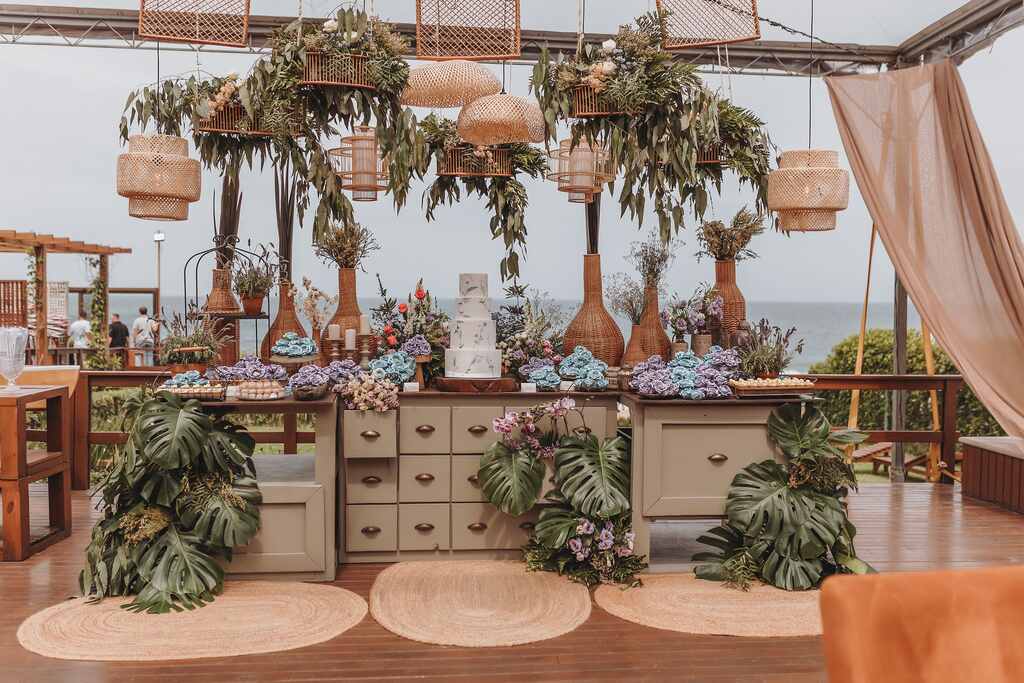 flores para casamento rústico hortênsias
