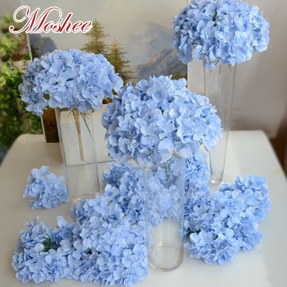 buquê de noiva com hortênsias