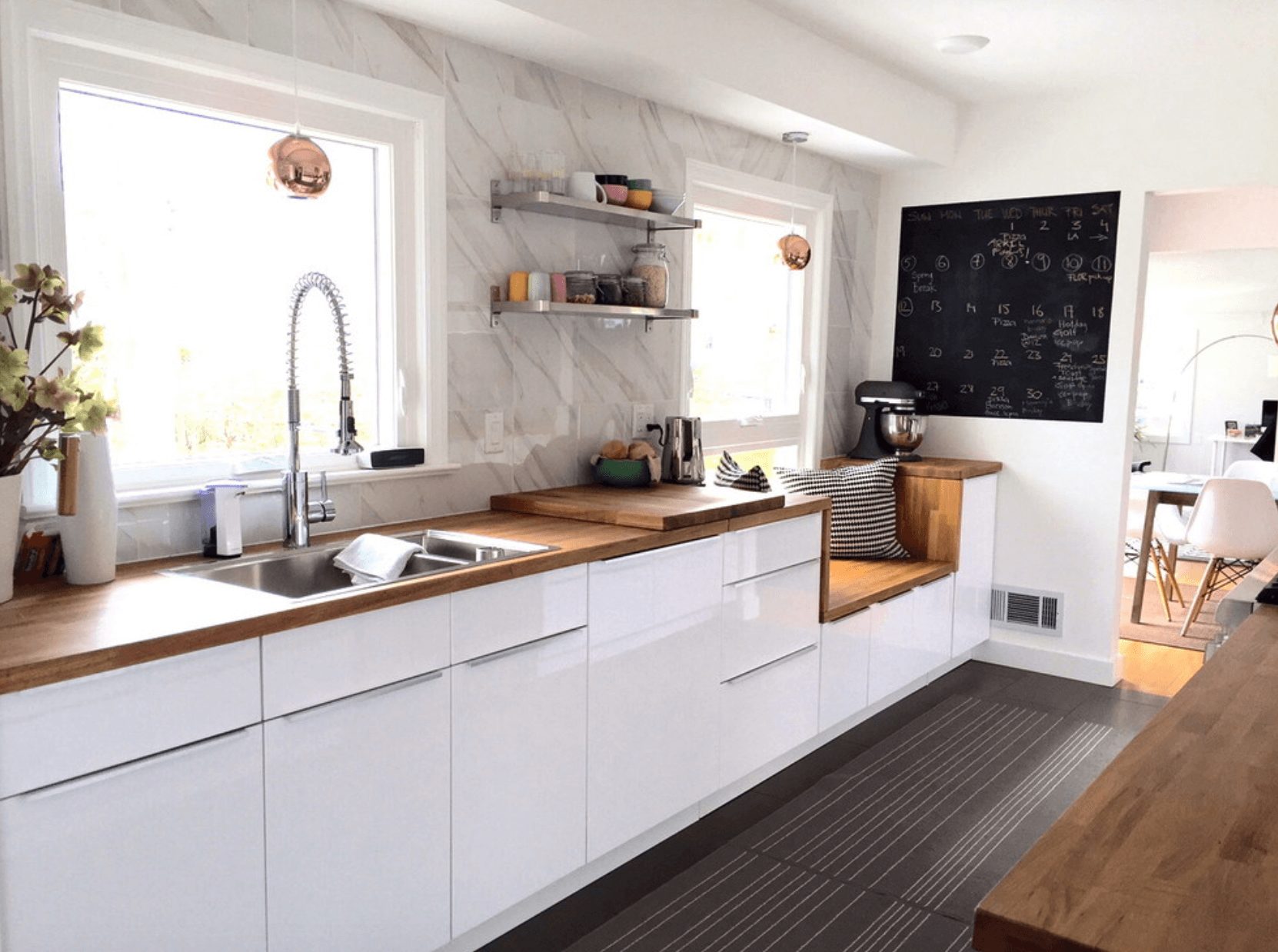 decoração cozinha pequena e simples