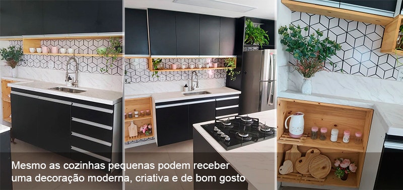 cozinha grande minimalista