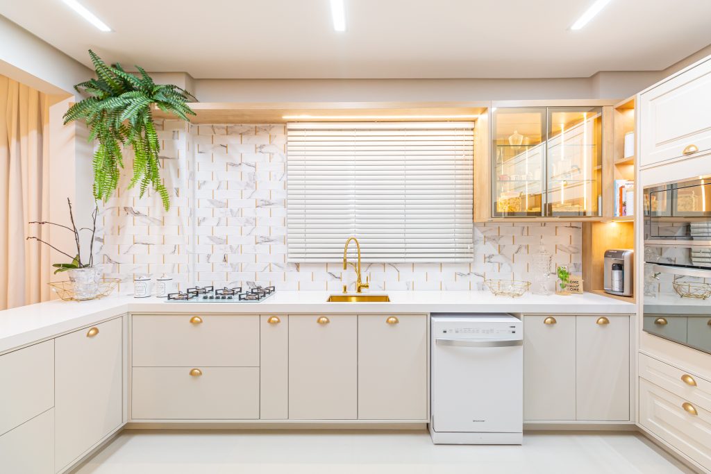 organização cozinha grande