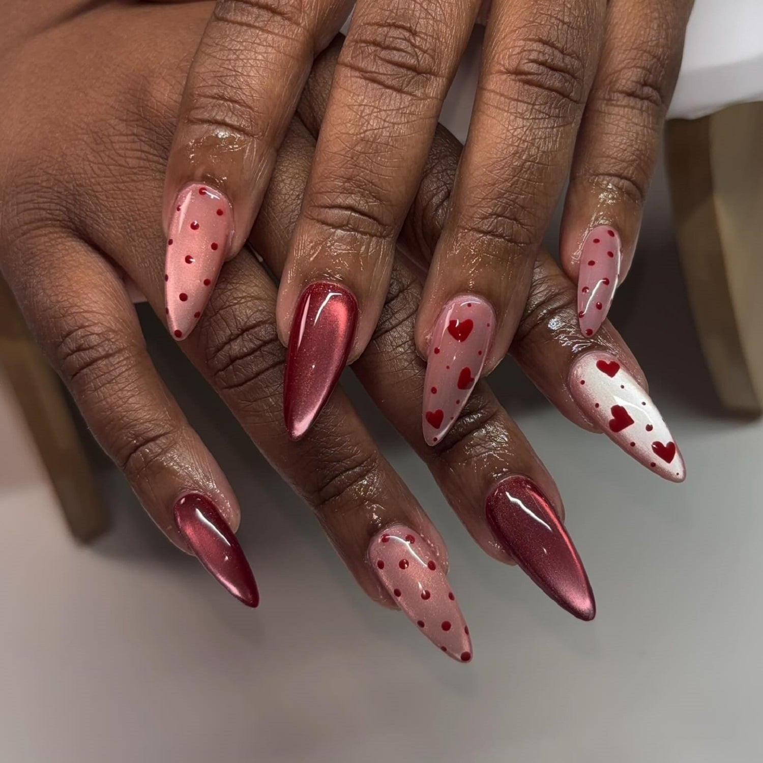 unhas francesinha em gel