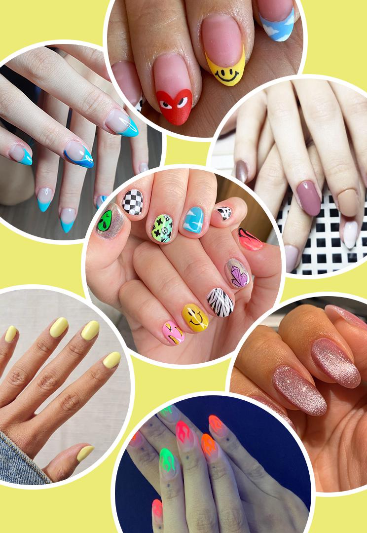 ideias de unhas em gel