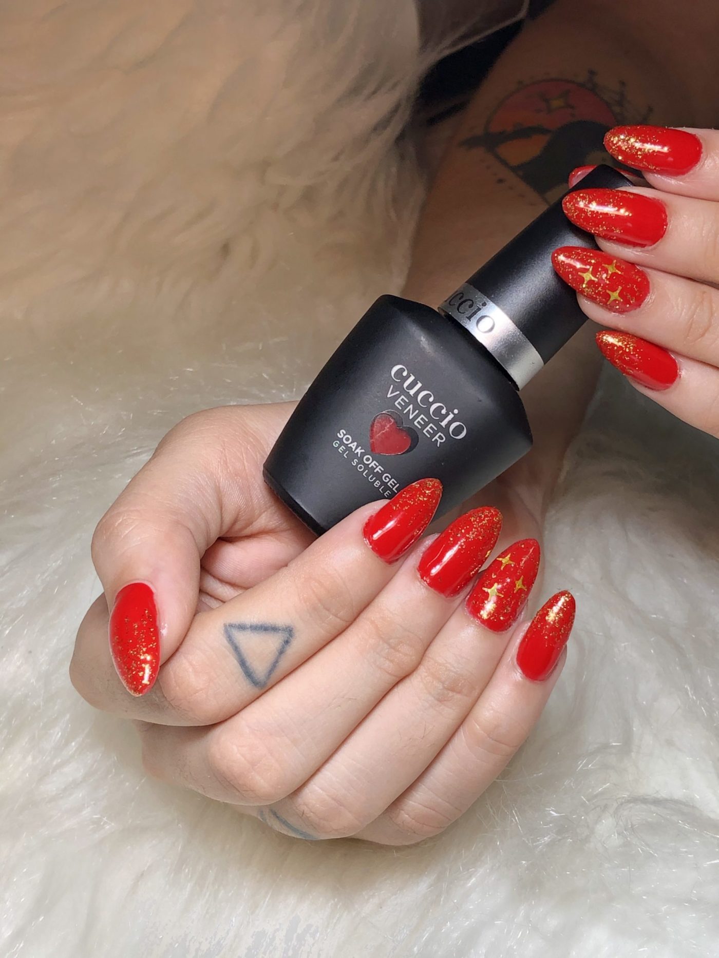 unhas francesinha em gel