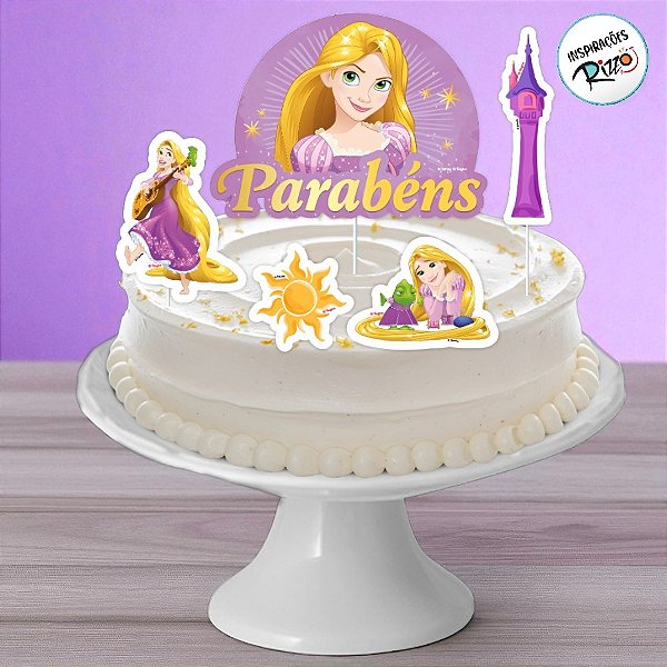 painel festa rapunzel