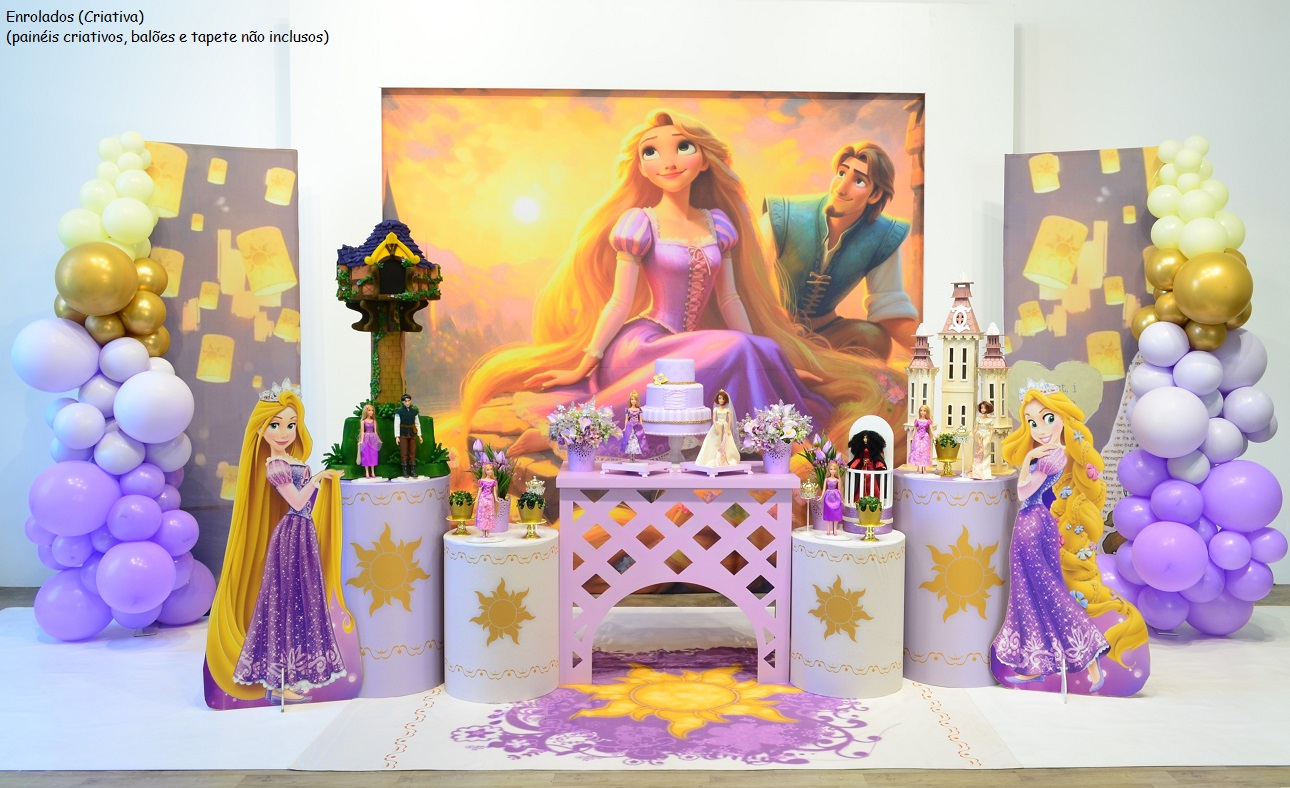 lembrancinhas festa rapunzel