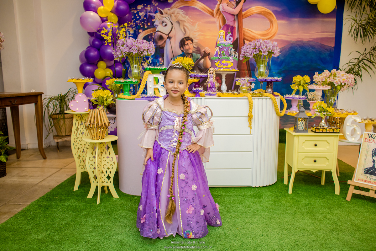 festa rapunzel DIY