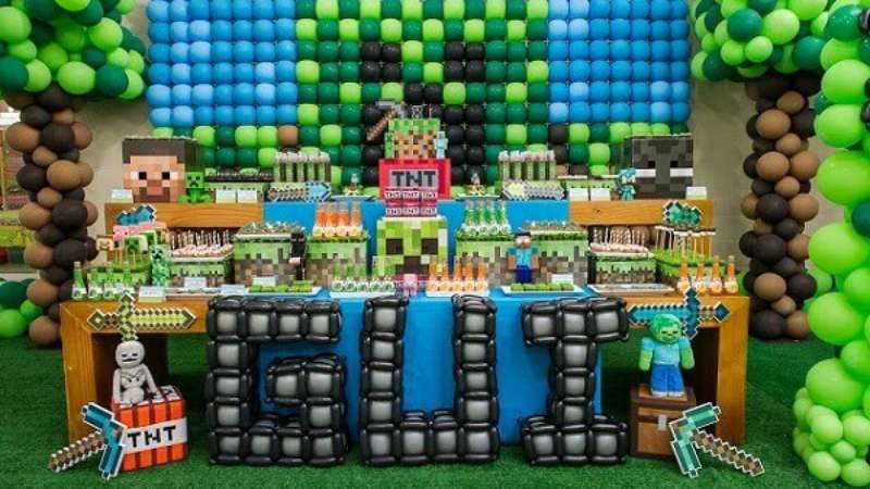 lembrancinhas minecraft