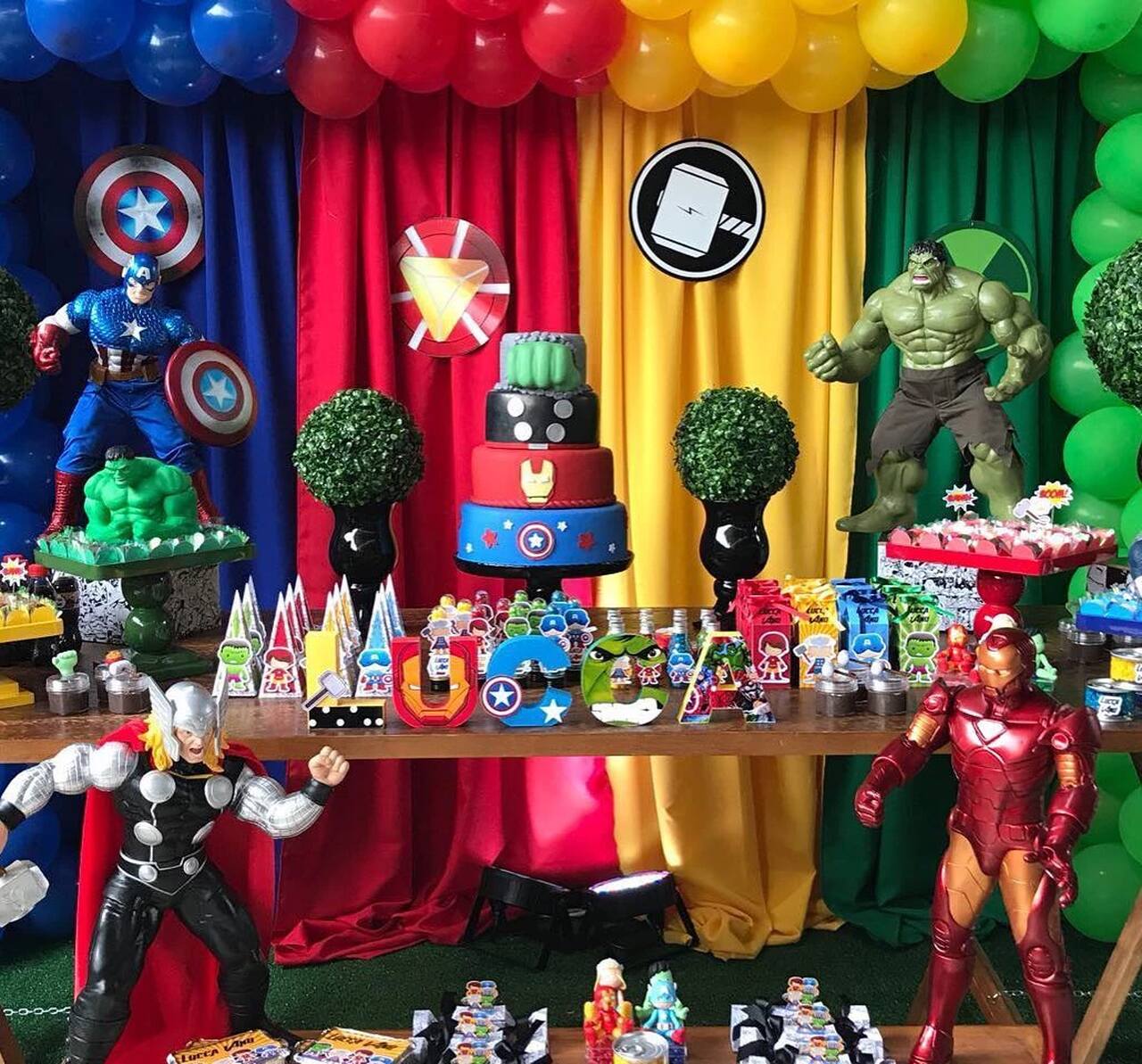 decoração festa infantil Vingadores