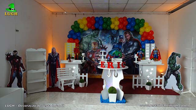 decoração festa infantil Vingadores
