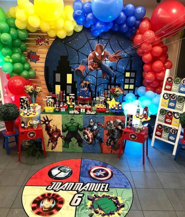 tema Vingadores festa
