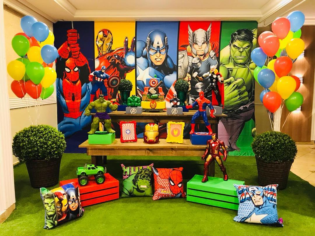 festinha Vingadores simples
