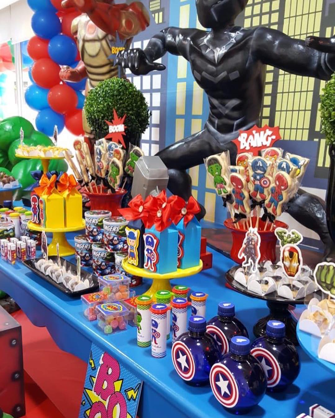decoração Vingadores DIY
