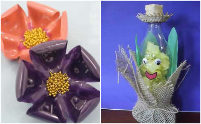 artesanato com garrafa pet para festa junina
