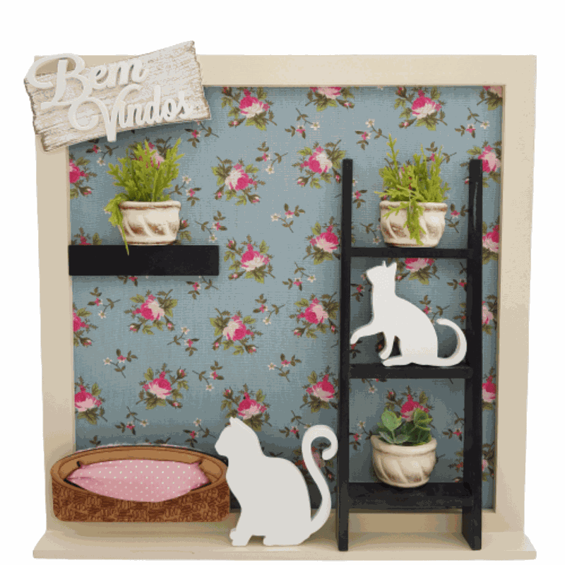 decoração infantil gatinho