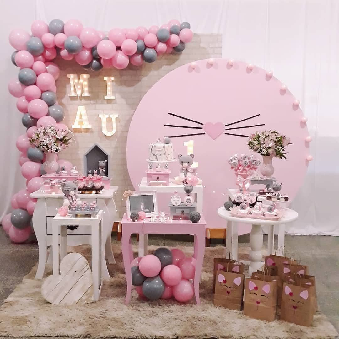 painel festa gatinho