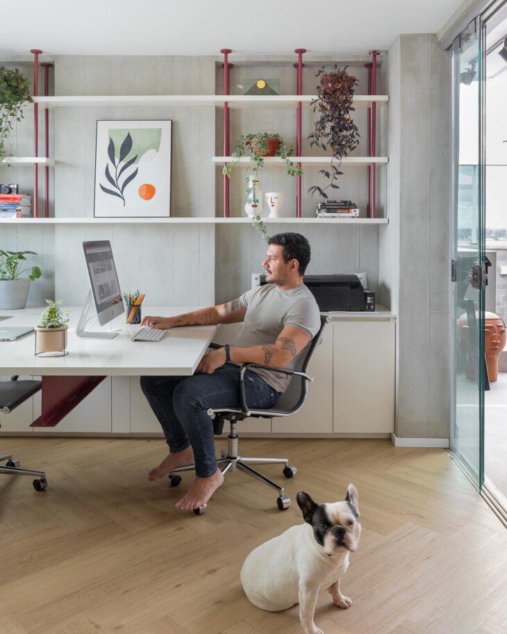 iluminação home office