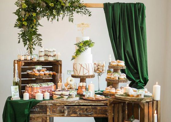 mesa de doces casamento luxo