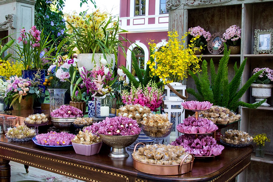 mesa de doces pequena casamento