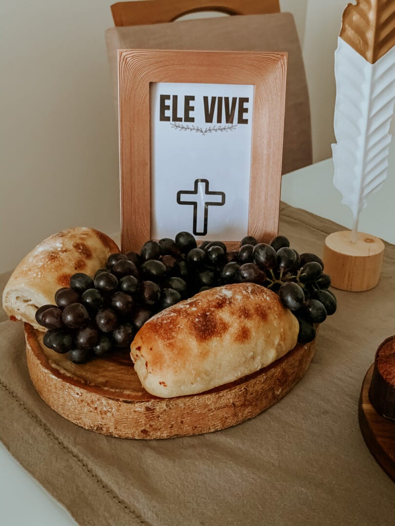 decoração de páscoa para mesa de jantar