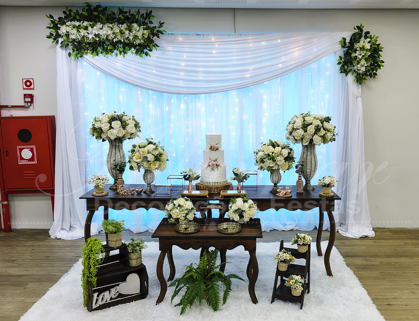 bolo de casamento decorado