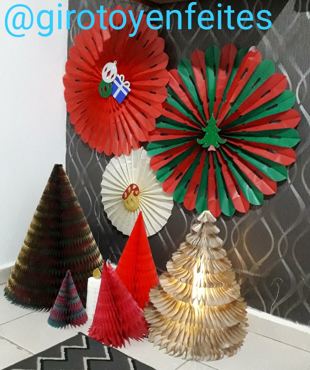 arco de balões para festa de fim de ano