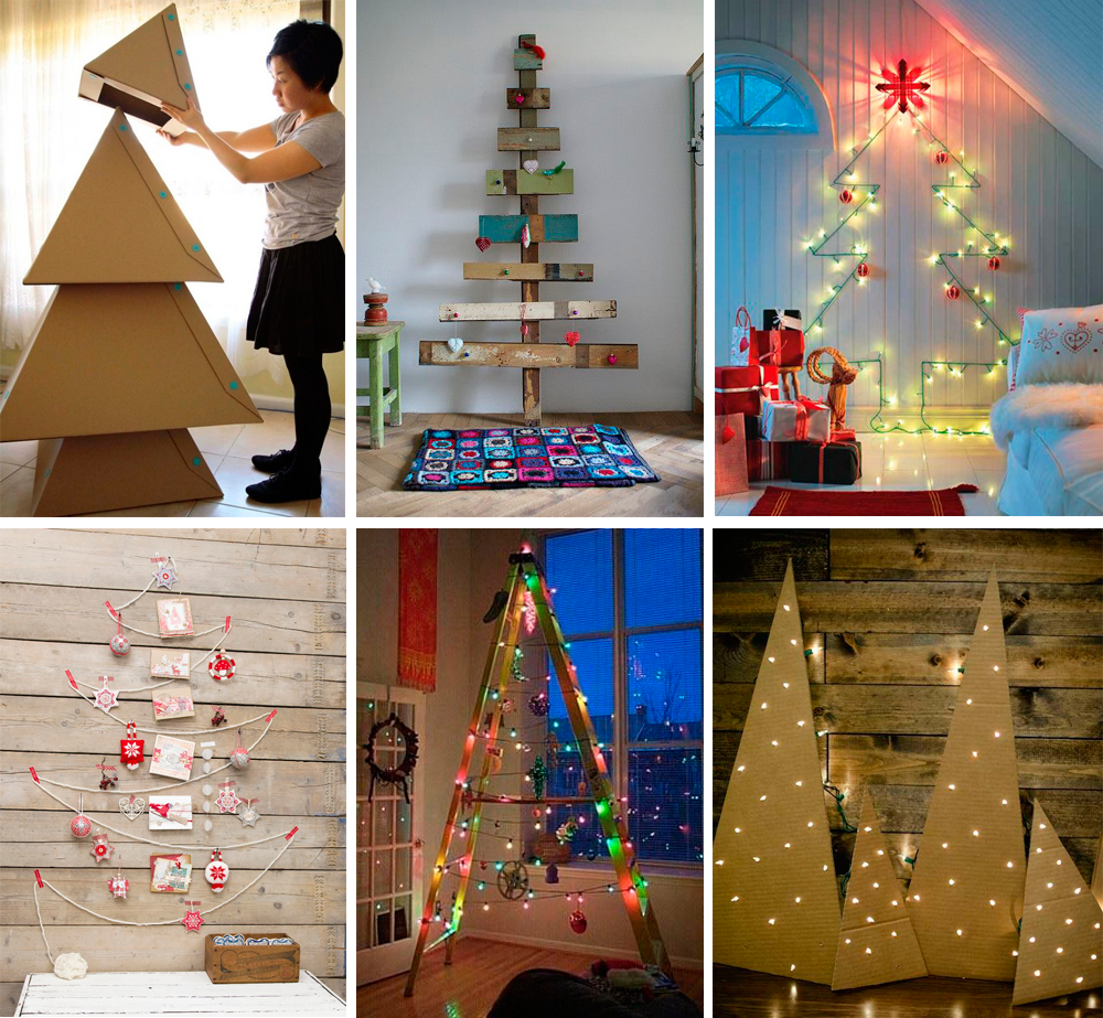 enfeites de natal com papelão