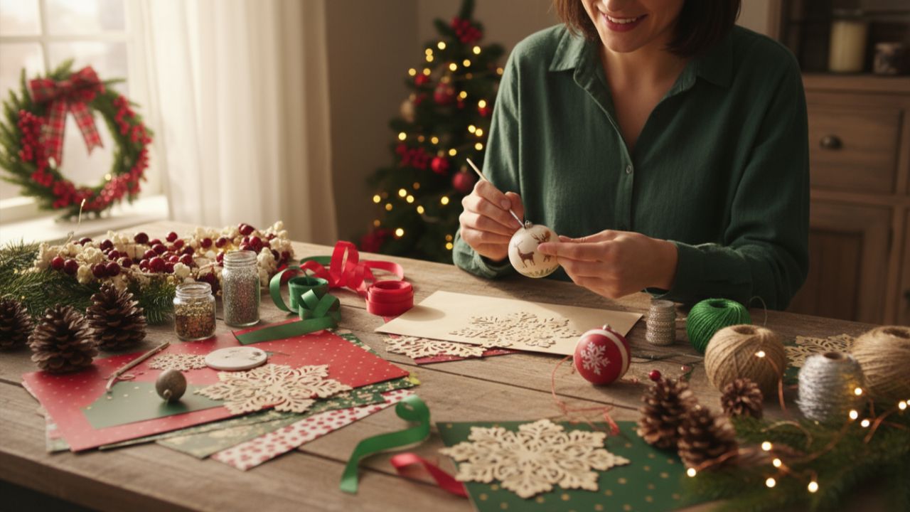 enfeites de natal com papelão