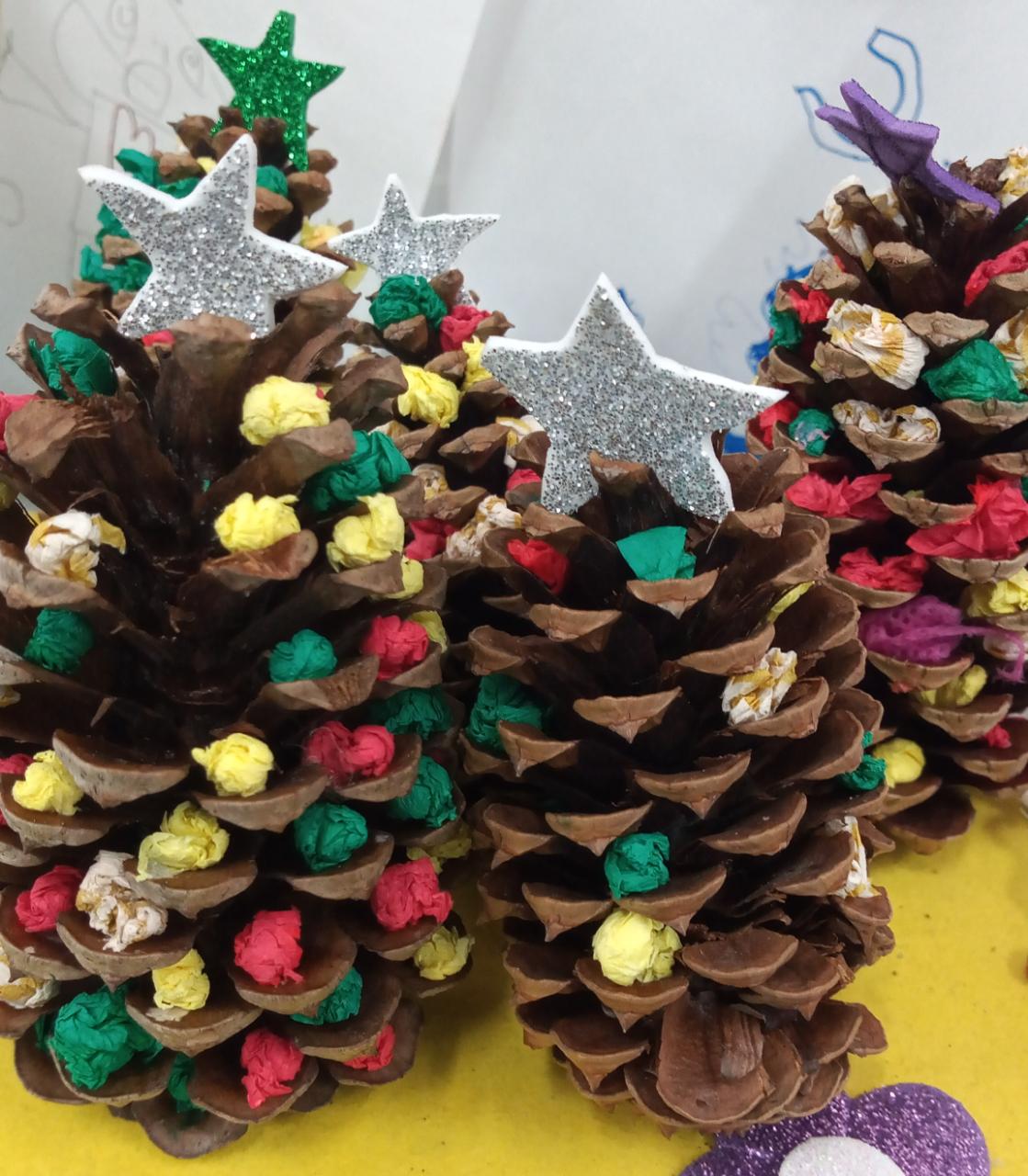 bolas de natal personalizadas com reciclagem