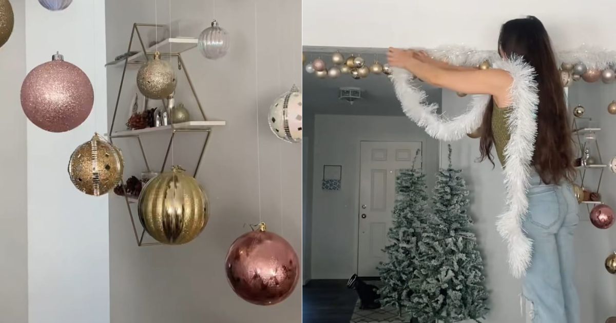 decoração de Natal econômica com TNT