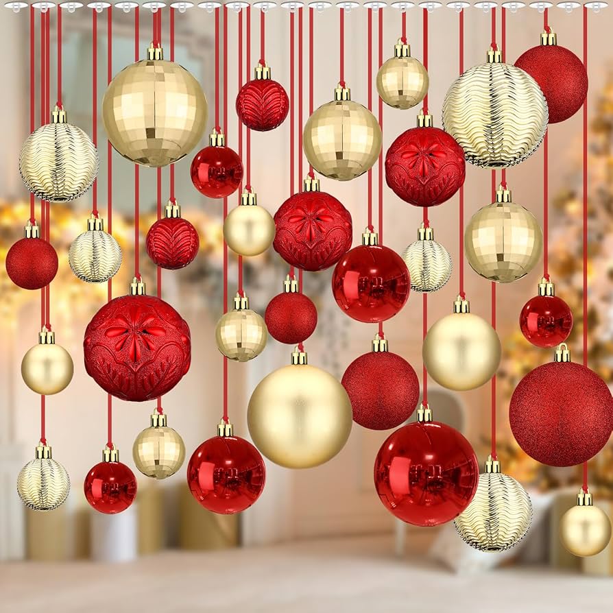 teto decorado para festa de Natal
