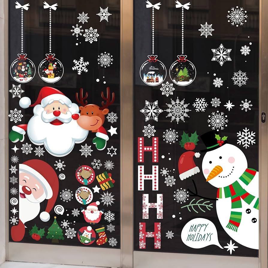 ideias criativas para enfeitar janelas de natal