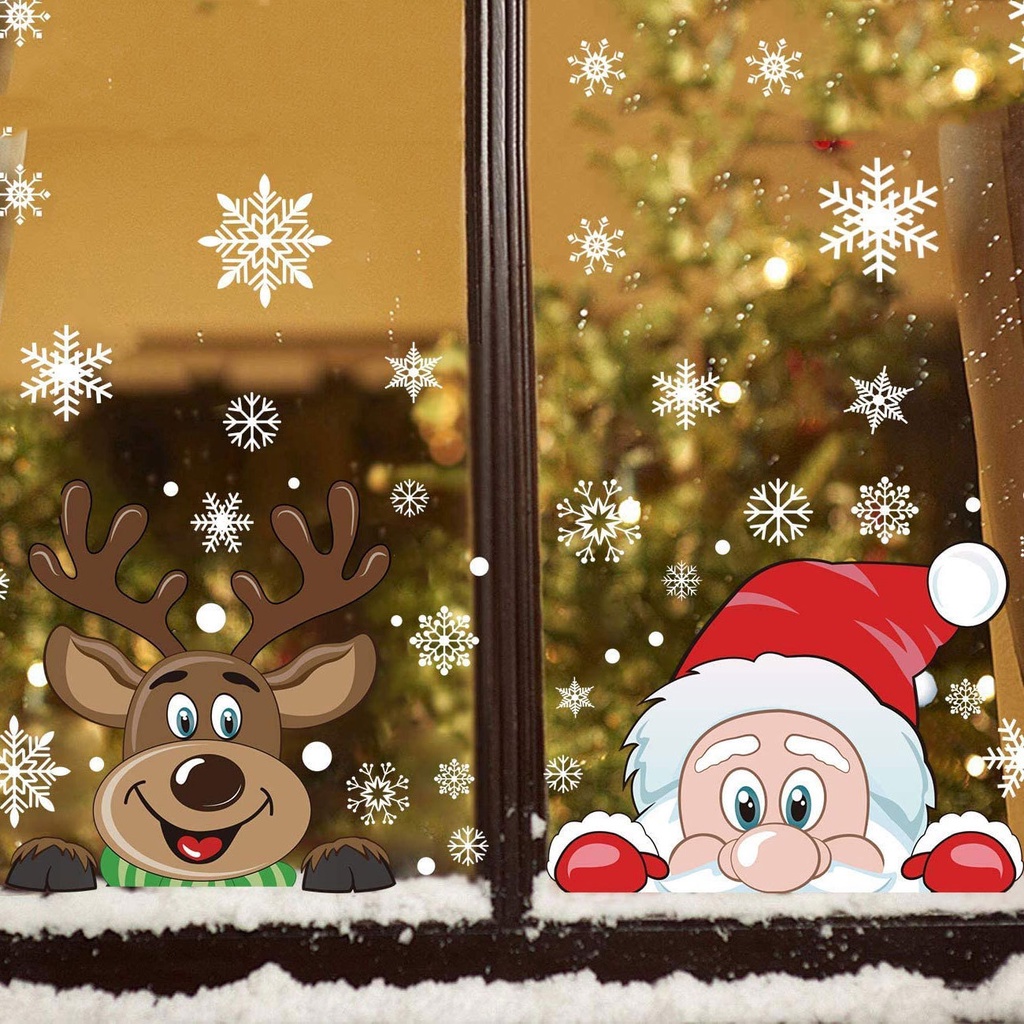 decoração de natal tradicional para janelas