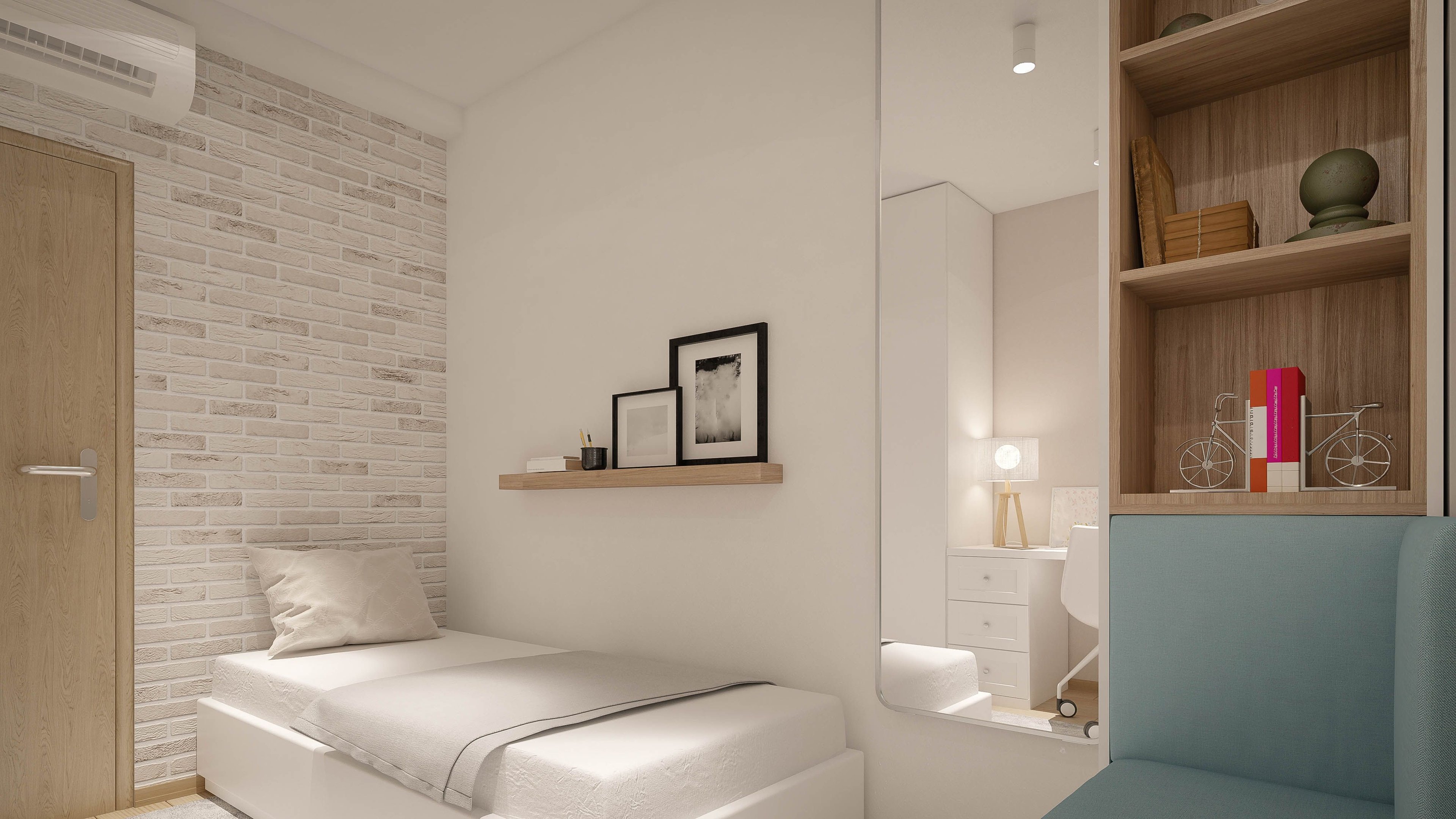 porcelanato 3D quarto