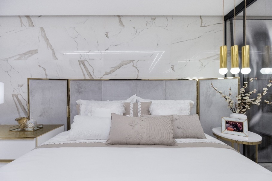 porcelanato cimento queimado quarto