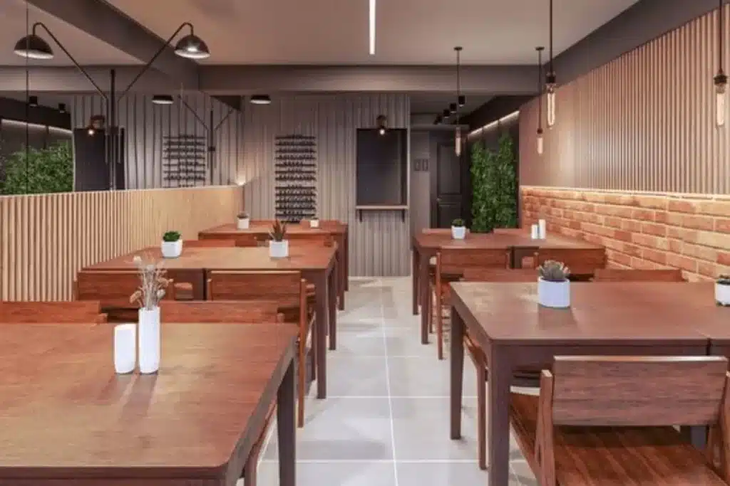 decoração restaurante clássico