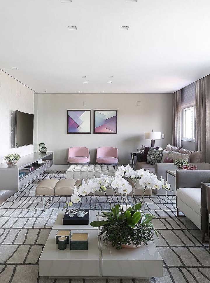 sala integrada decoração