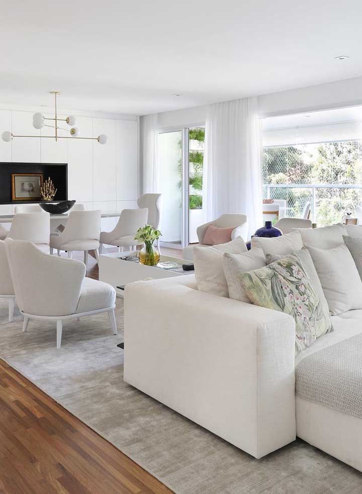 como decorar sala dois ambientes