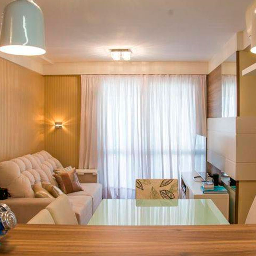 layout sala dois ambientes
