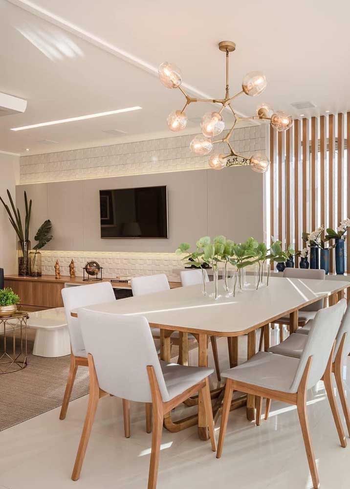 sala dois ambientes apartamento