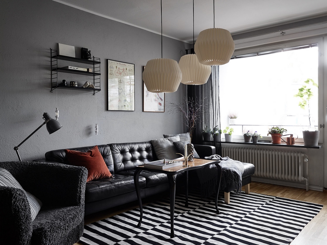 almofadas decorativas sofá preto