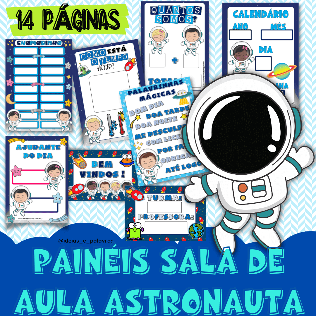 tema foguete sala de aula