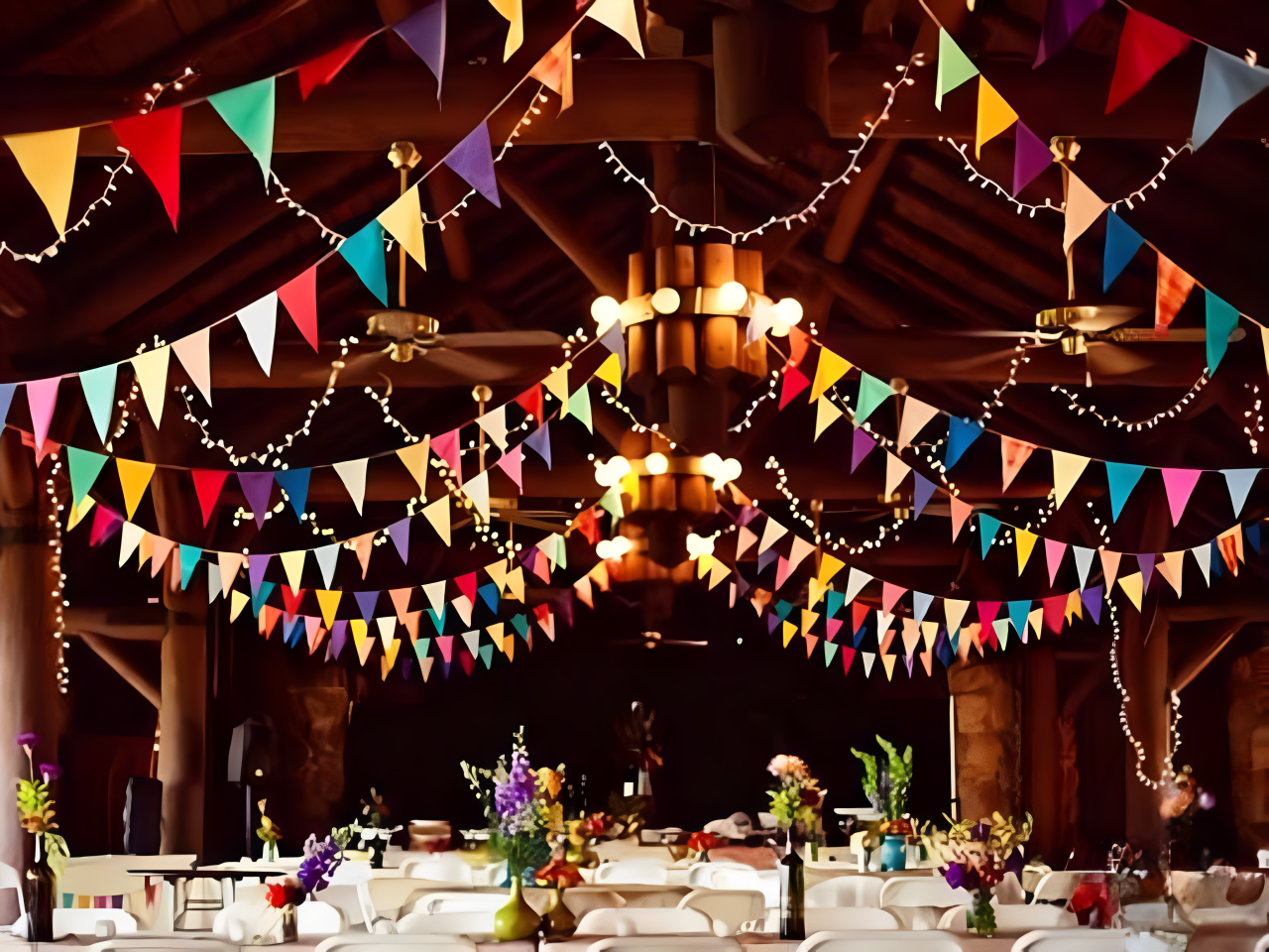 chita para decoração de teto junino