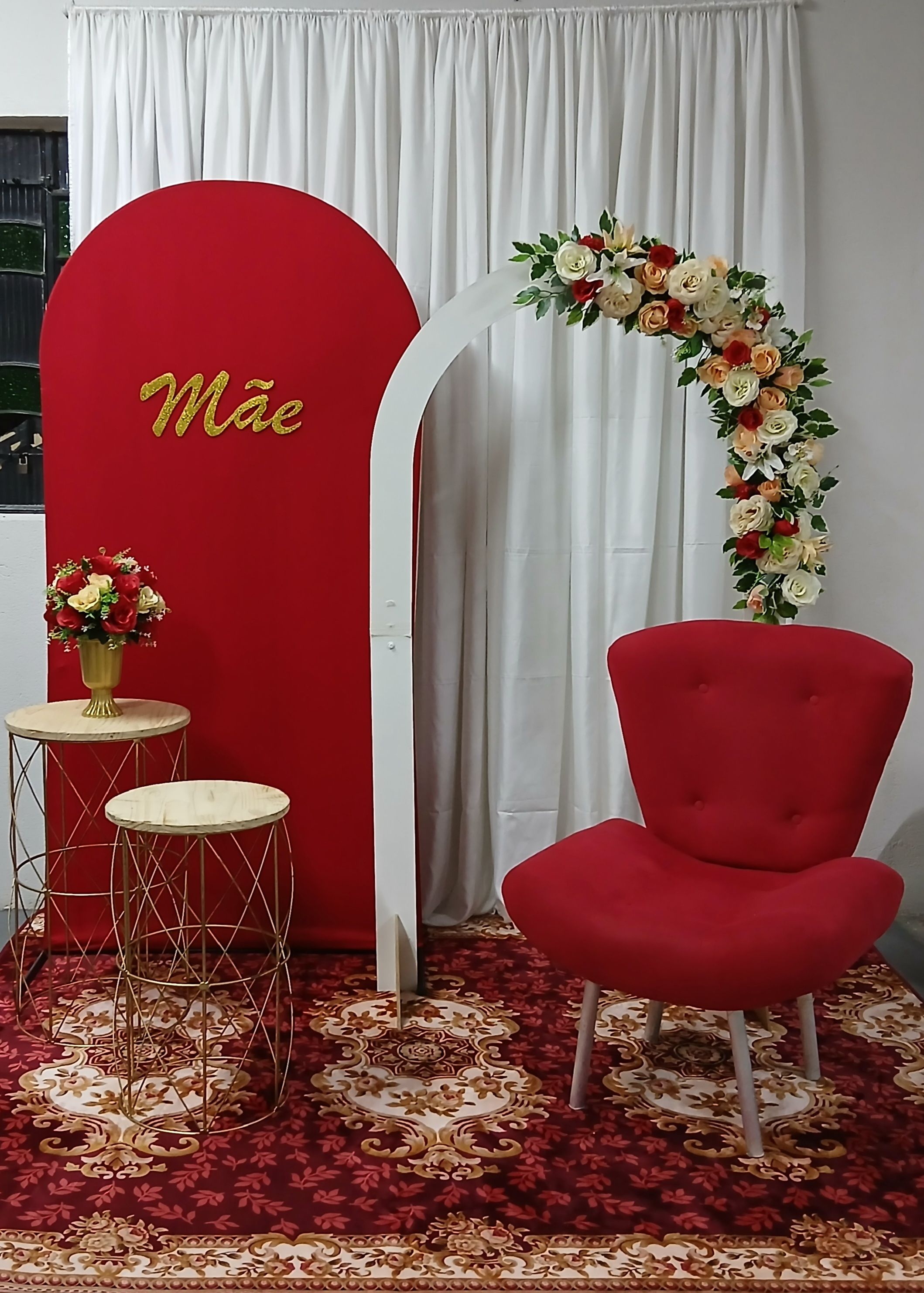 decoração dia das mães para altar evangélico