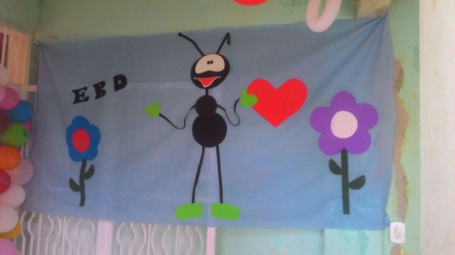 mural bíblico infantil igreja