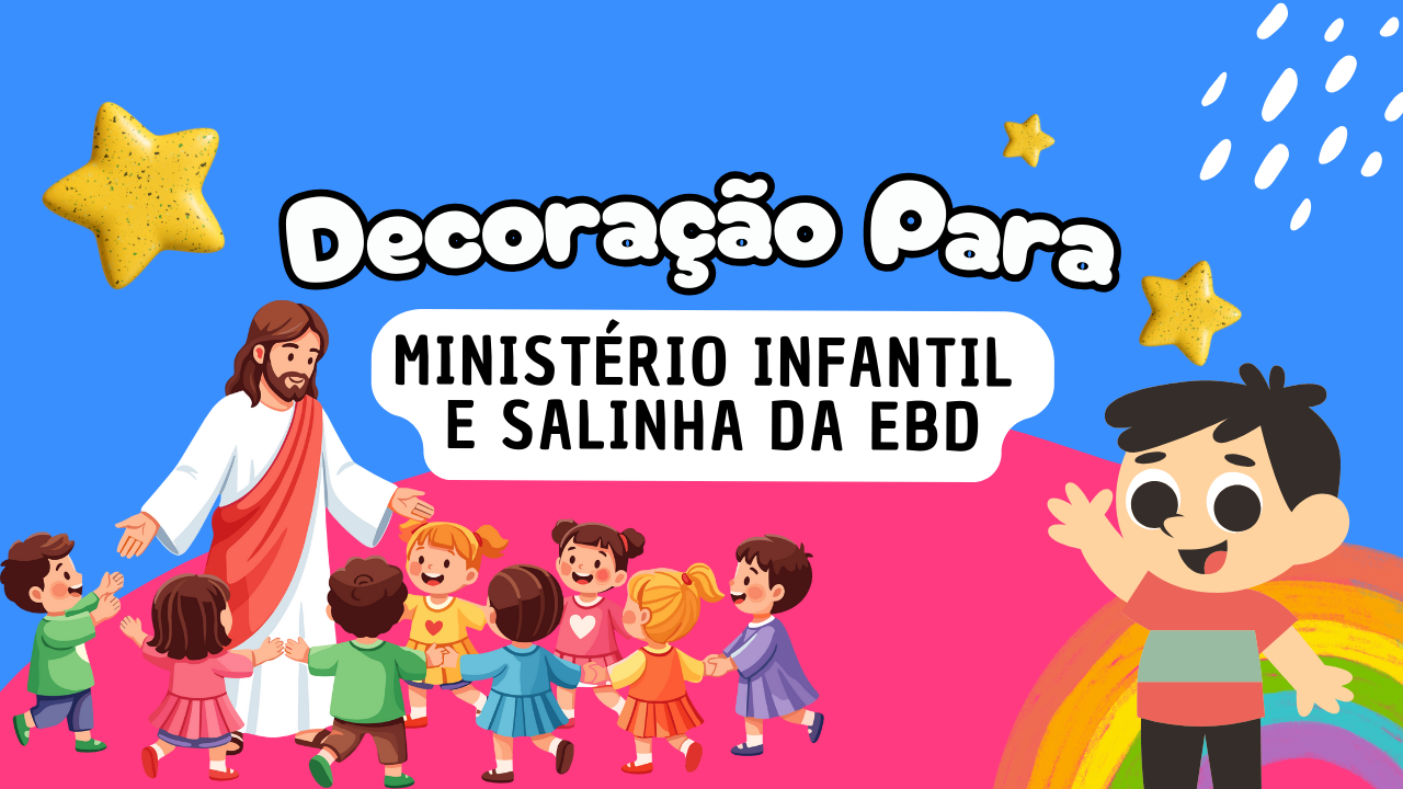mural bíblico infantil igreja