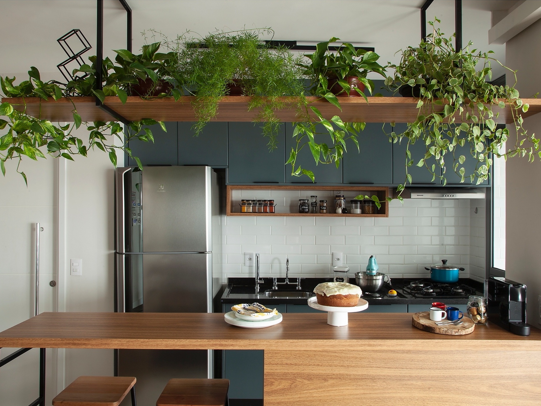 decoração cozinha compacta
